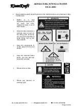 Предварительный просмотр 8 страницы KISANKRAFT KK-IC-400D User Manual