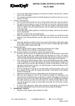 Предварительный просмотр 19 страницы KISANKRAFT KK-IC-400D User Manual