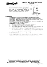 Предварительный просмотр 16 страницы KISANKRAFT KK-IC-406D User Manual