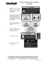 Preview for 8 page of KISANKRAFT KK-IC-6320 User Manual