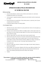 Preview for 12 page of KISANKRAFT KK-IC-6320 User Manual