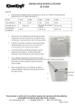 Preview for 14 page of KISANKRAFT KK-IC-6320 User Manual