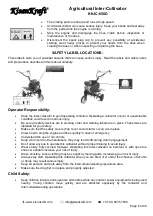 Preview for 8 page of KISANKRAFT KK-IC-650D User Manual