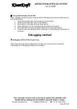 Preview for 20 page of KISANKRAFT KK-IC-750RT User Manual