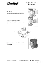 Предварительный просмотр 19 страницы KISANKRAFT KK-P968 Operation Manual