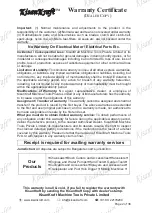 Предварительный просмотр 2 страницы KISANKRAFT KK-PE4-163 Manual