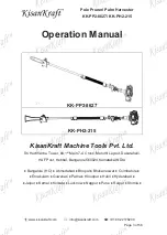 Предварительный просмотр 3 страницы KISANKRAFT KK-PH2-215 Operation Manual