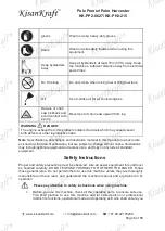 Предварительный просмотр 8 страницы KISANKRAFT KK-PH2-215 Operation Manual