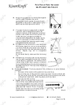 Предварительный просмотр 12 страницы KISANKRAFT KK-PH2-215 Operation Manual