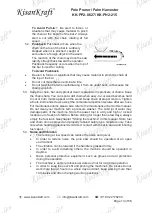 Предварительный просмотр 13 страницы KISANKRAFT KK-PH2-215 Operation Manual