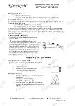 Предварительный просмотр 19 страницы KISANKRAFT KK-PH2-215 Operation Manual