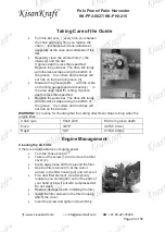 Предварительный просмотр 23 страницы KISANKRAFT KK-PH2-215 Operation Manual