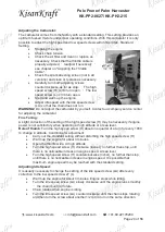 Предварительный просмотр 24 страницы KISANKRAFT KK-PH2-215 Operation Manual