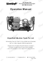 Предварительный просмотр 3 страницы KISANKRAFT KK-PSK-18 Operation Manual