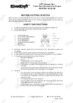 Предварительный просмотр 7 страницы KISANKRAFT KK-PSK-18 Operation Manual