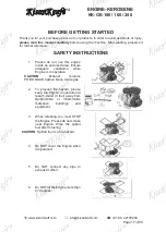 Предварительный просмотр 17 страницы KISANKRAFT KK-PSK-18 Operation Manual