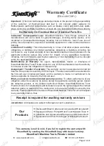 Preview for 2 page of KISANKRAFT KK-SPR-1201P Operation Manual