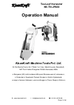 Preview for 3 page of KISANKRAFT KK-TH-JP600 Operation Manual