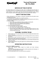 Preview for 7 page of KISANKRAFT KK-TH-JP600 Operation Manual