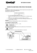 Preview for 18 page of KISANKRAFT KK-TH-JP600 Operation Manual