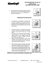 Preview for 9 page of KISANKRAFT KK-WPE-2510 User Manual