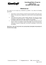 Preview for 10 page of KISANKRAFT KK-WPE-2510 User Manual