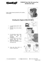 Preview for 18 page of KISANKRAFT KK-WPK-20 Operation Manual