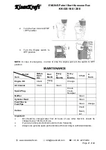 Preview for 21 page of KISANKRAFT KK-WPK-20 Operation Manual