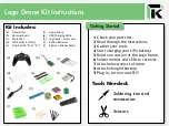 Preview for 2 page of Kitables Lego Drone Kit Instructions