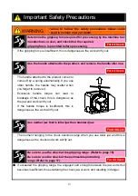 Preview for 11 page of Kitagawa JN N Series Instruction Manual