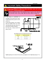 Предварительный просмотр 16 страницы Kitagawa M0915RA Instruction Manual