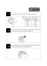 Предварительный просмотр 7 страницы Kitagawa MR160RAV00 Instruction Manual