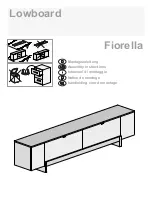 KITALY Lowboard Fiorella 6185901364 Assembly Instructions Manual preview