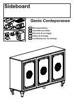 Preview for 1 page of KITALY Genio CONTEMPORANEO 1348730022 Assembly Instructions Manual