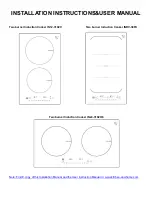 Предварительный просмотр 1 страницы Kitchen and Home IN12-3102V Installation Instructions & User Manual