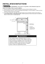 Предварительный просмотр 6 страницы Kitchen and Home IN12-3102V Installation Instructions & User Manual