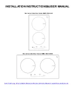 Kitchen and Home INDH-1802-120HX Installation Instructions & User Manual preview