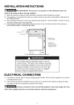 Предварительный просмотр 6 страницы Kitchen and Home INDH-1802-120HX Installation Instructions & User Manual