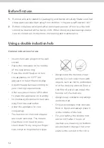 Предварительный просмотр 12 страницы KITCHEN CREW Double Induction Hob Instruction Manual