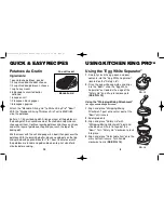 Preview for 9 page of Kitchen King Pro KKPINST0108 Instruction/Recipe Booklet