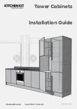 Preview for 1 page of KITCHEN KIT 600 Double Oven Housing Installation Manual