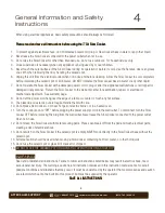 Preview for 4 page of Kitchen Living BS12-70E User Manual