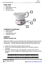 Preview for 3 page of Kitchen Living CCW-008-1 User Manual