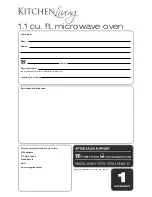 Предварительный просмотр 35 страницы Kitchen Living KLM1110STU User Manual