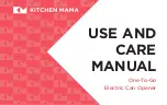 Предварительный просмотр 1 страницы Kitchen Mama One-To-Go Use And Care Manual