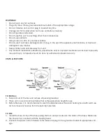 Preview for 2 page of Kitchen Monkey KMCOT-21 Instruction Manual