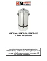 Kitchen Monkey KMCP-60 Manual preview