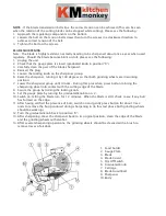 Preview for 3 page of Kitchen Monkey KMSL250ES-10 Instruction Manual