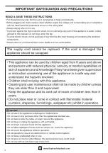 Preview for 4 page of Kitchen Perfected Digi-Touch AiroFryer Operating Instructions Manual