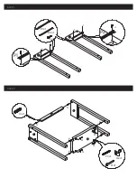 Предварительный просмотр 4 страницы Kitchen Stuff Plus CATANIA CONSOLE TABLE WITH DRAWER Assembly Instructions Manual